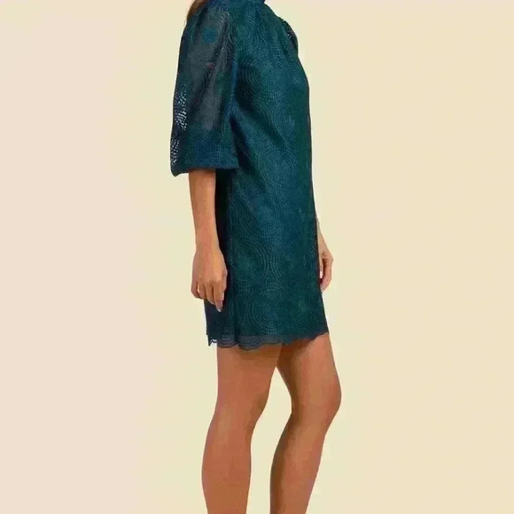 NWT - Trina Turk PALM COLONY DRESS Green Size 8 - Picture 4 of 8